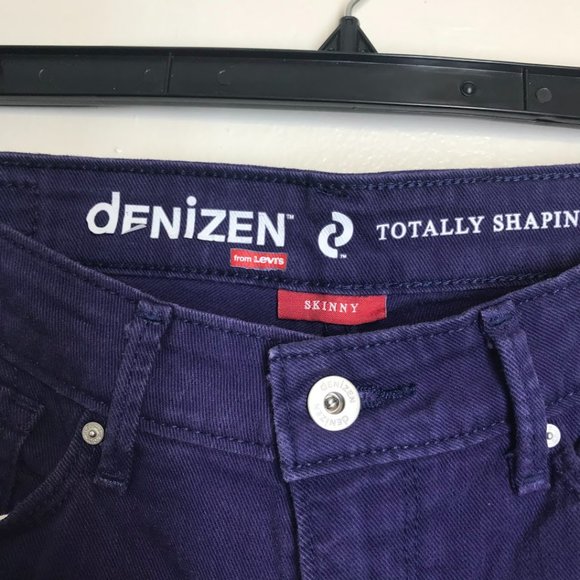 Levi’s Denizen Totally Shaping PURPLE Skinny Jeans - Picture 2 of 5